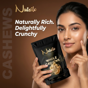 Cashew Nuts W340 – Premium Whole Crunchy Quality | Nutsilo