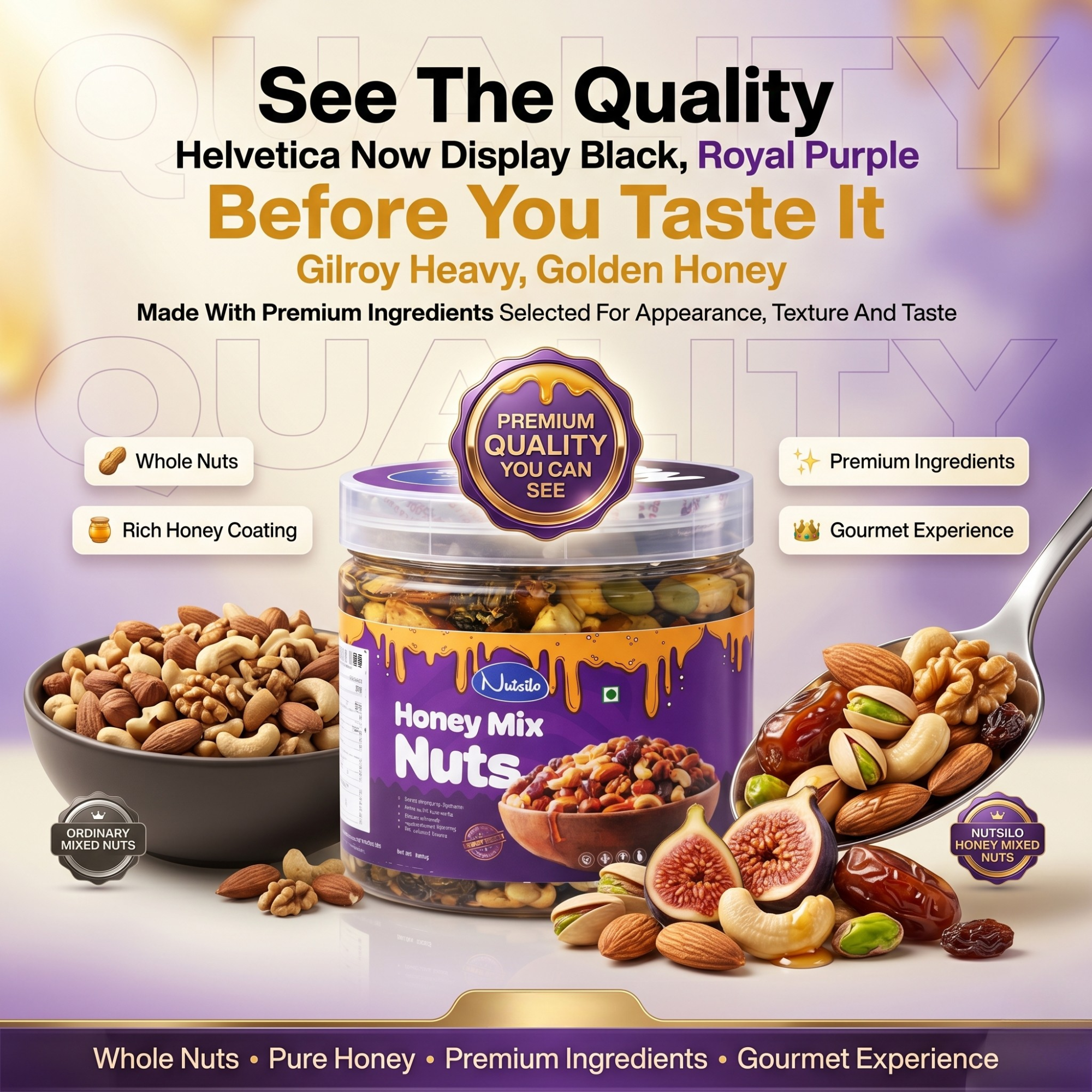 Premium Honey Mixed Nuts β Healthy Energy Snack (400g) - Image 4