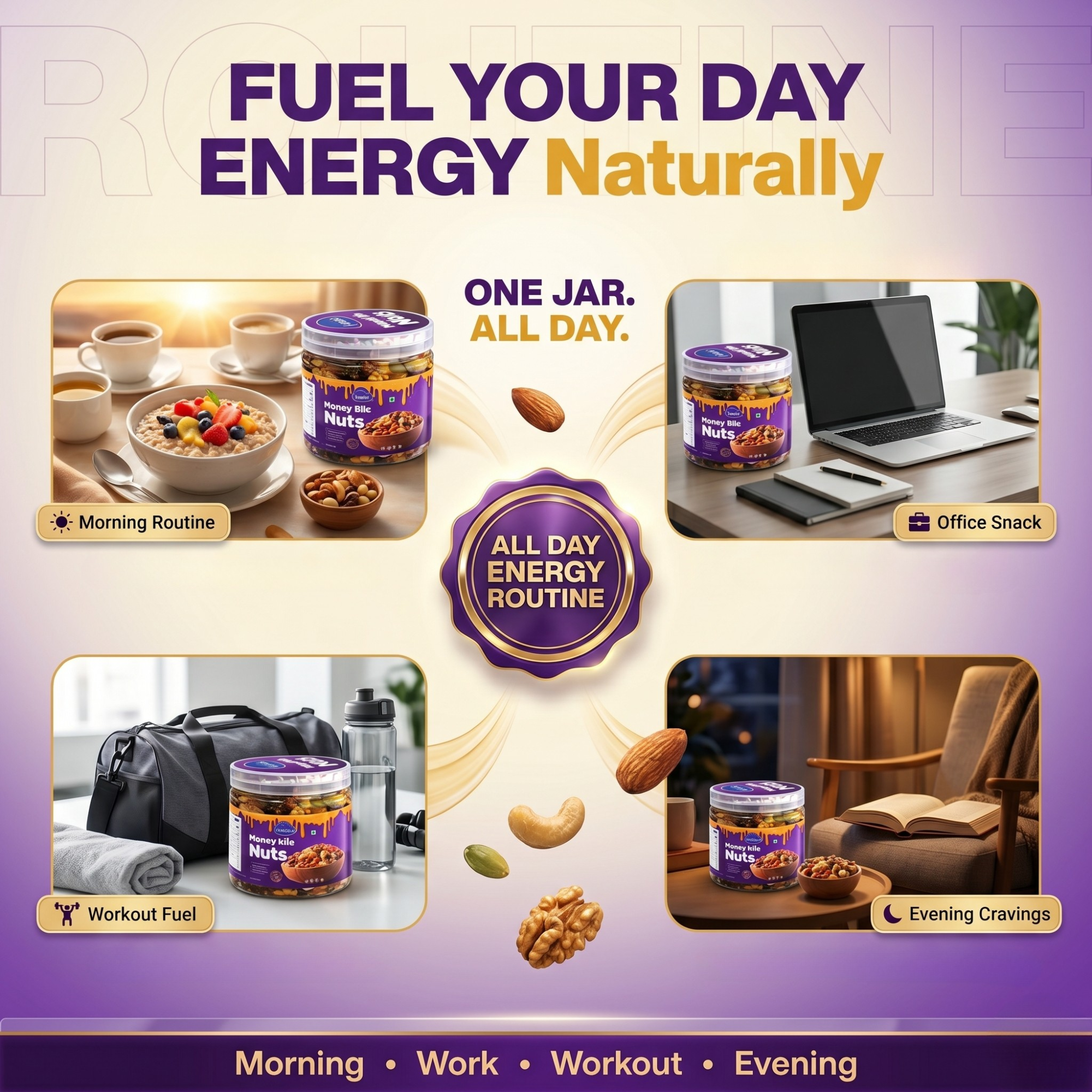 Premium Honey Mixed Nuts β Healthy Energy Snack (400g) - Image 7