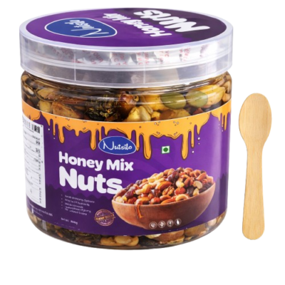 Nutsilo Honey Mixed Nuts – Healthy Energy Snack (400g)